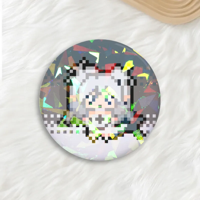 Orchid (Eleutheria) Pixel Button Pin