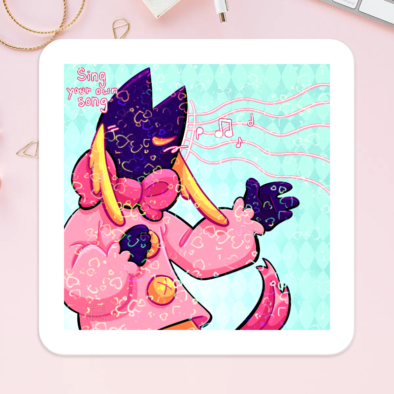 Bell Self Love Sticker “Sing Your Own Song”