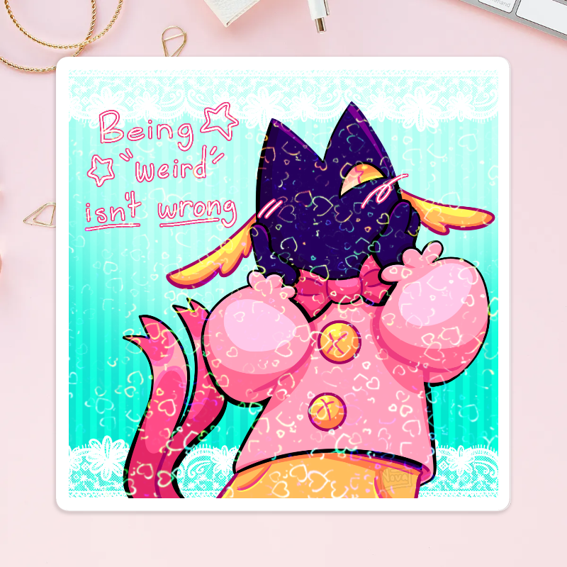 Bell Self Love Sticker “Being “Weird” Isn’t Wrong”