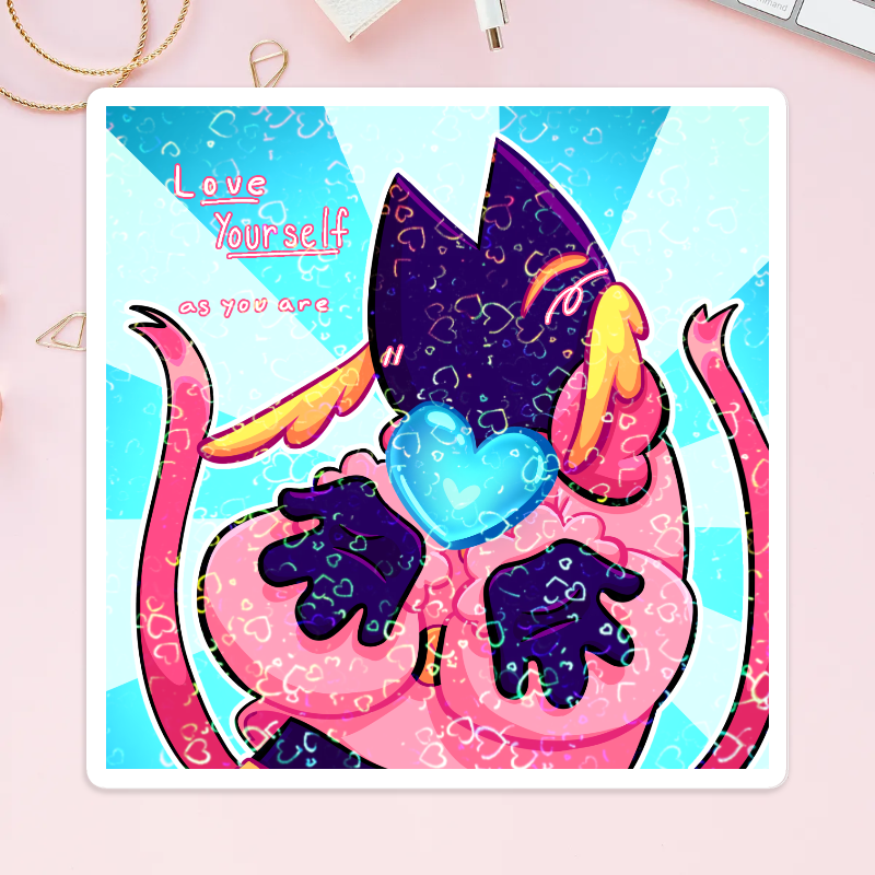 Bell Self Love Sticker “Love Yourself (as you are)”