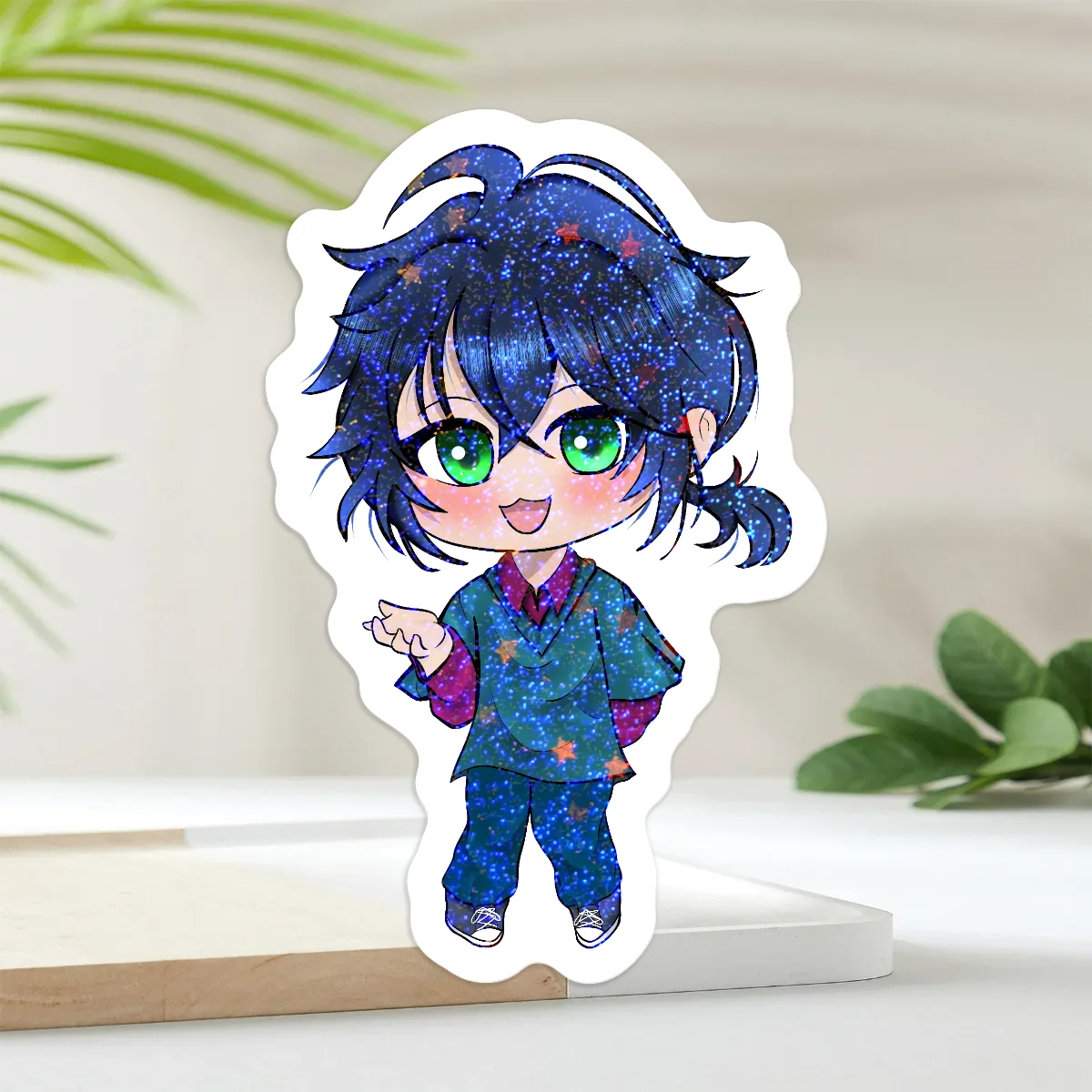 Chibi Nowe Hunt Fine Sand Star Holographic Stickers