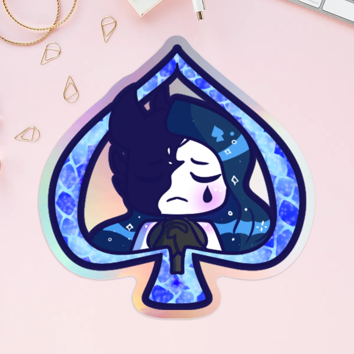 [PM] Knight of Despair (Holographic Sticker)