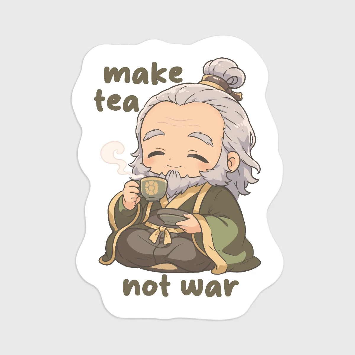 Uncle Iroh Vinyl Stickers