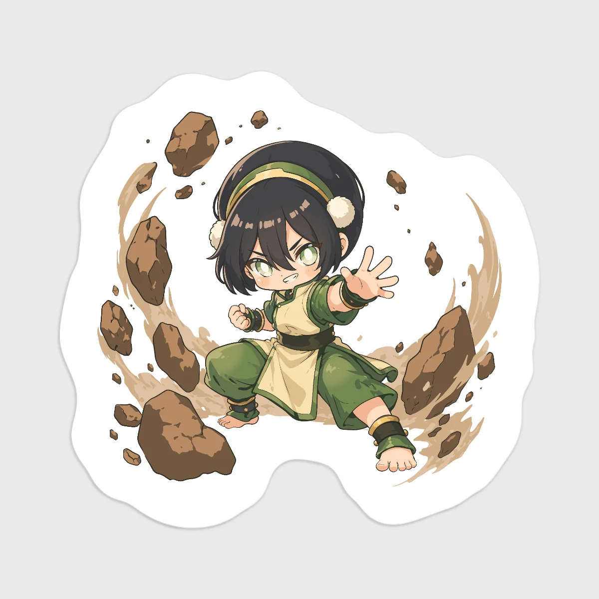 Toph Vinyl Stickers
