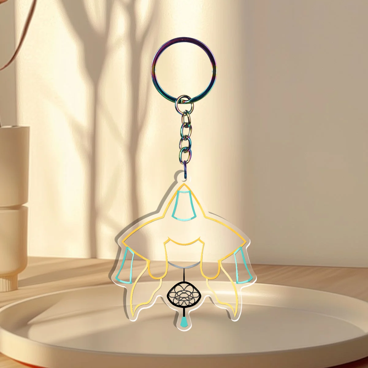 Jirachi Dreamcatcher Clear Acrylic Keychains