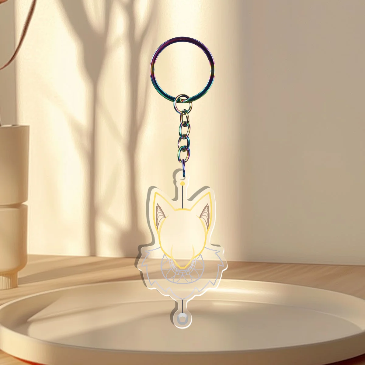 Hypno Dreamcatcher Clear Acrylic Keychains