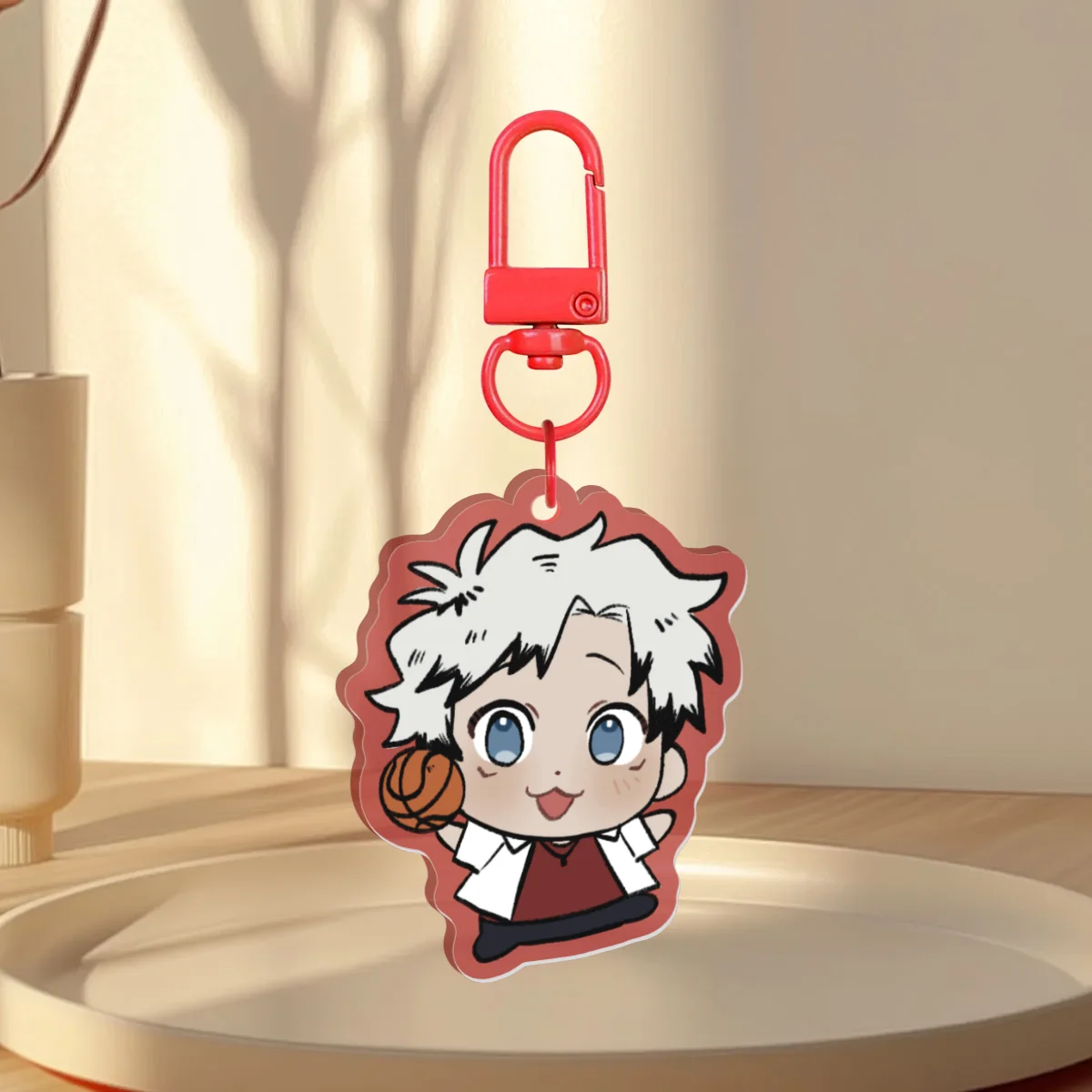 van Colored Acrylic Keychain