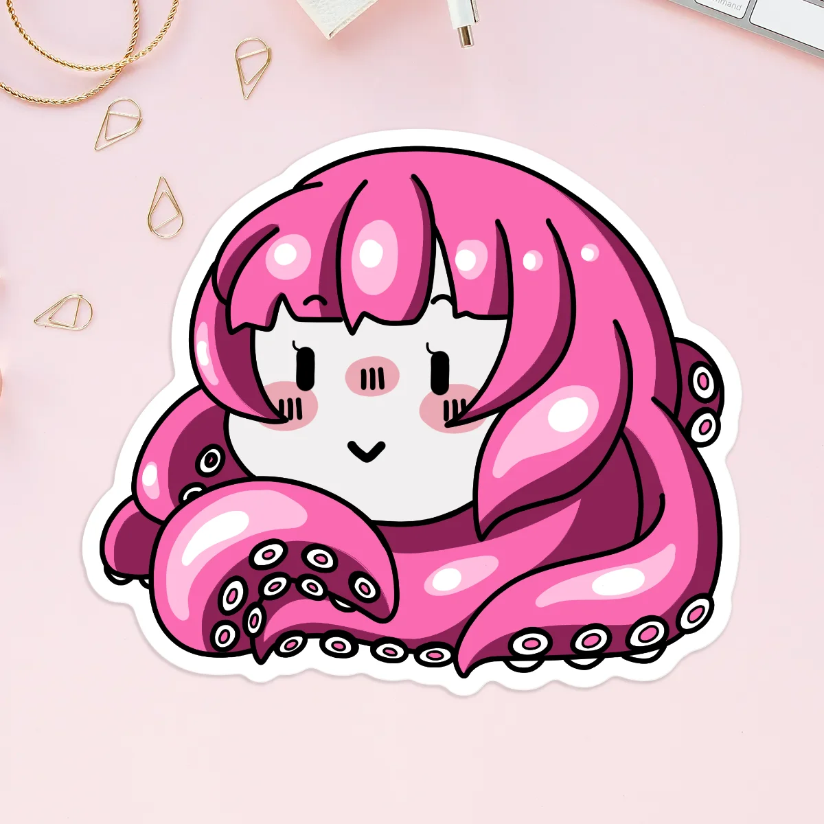 Tako Yui Vinyl Stickers