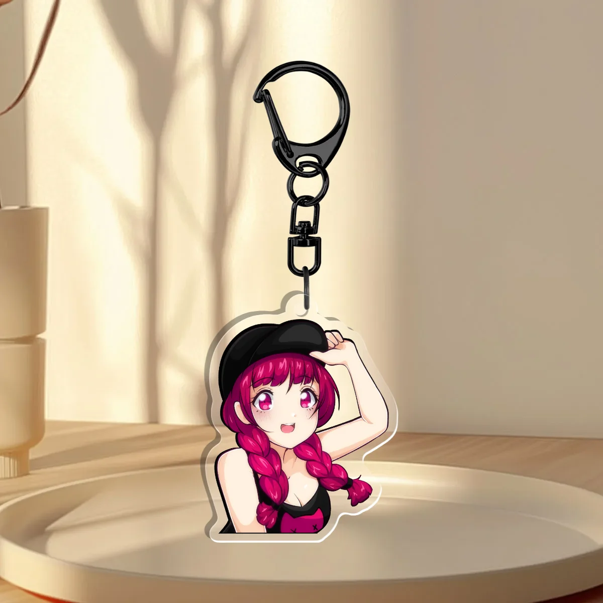 Yui Clear Acrylic Keychain