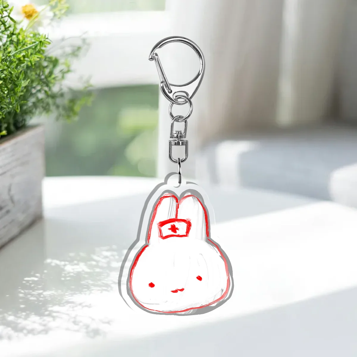 Bunny Nurse Keychain