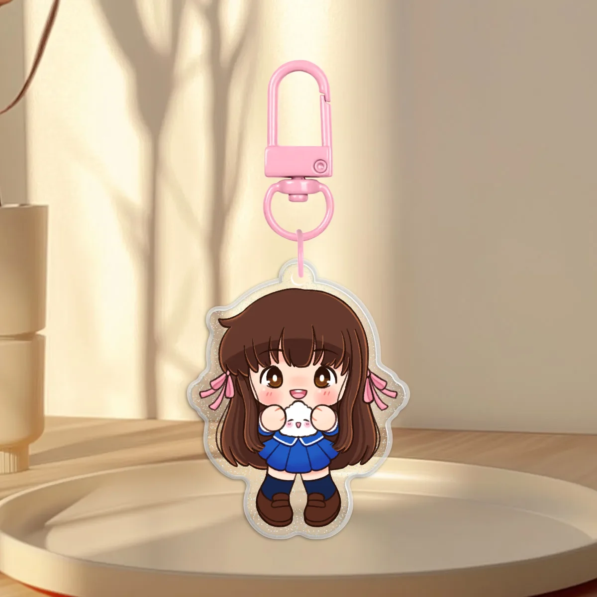Tohru Glitter Acrylic Keychain