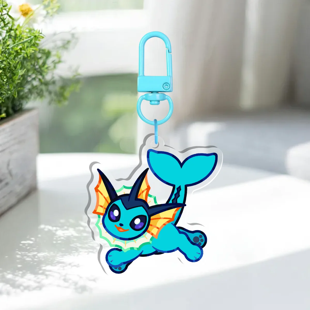 Vaporeon Acrylic Keychain