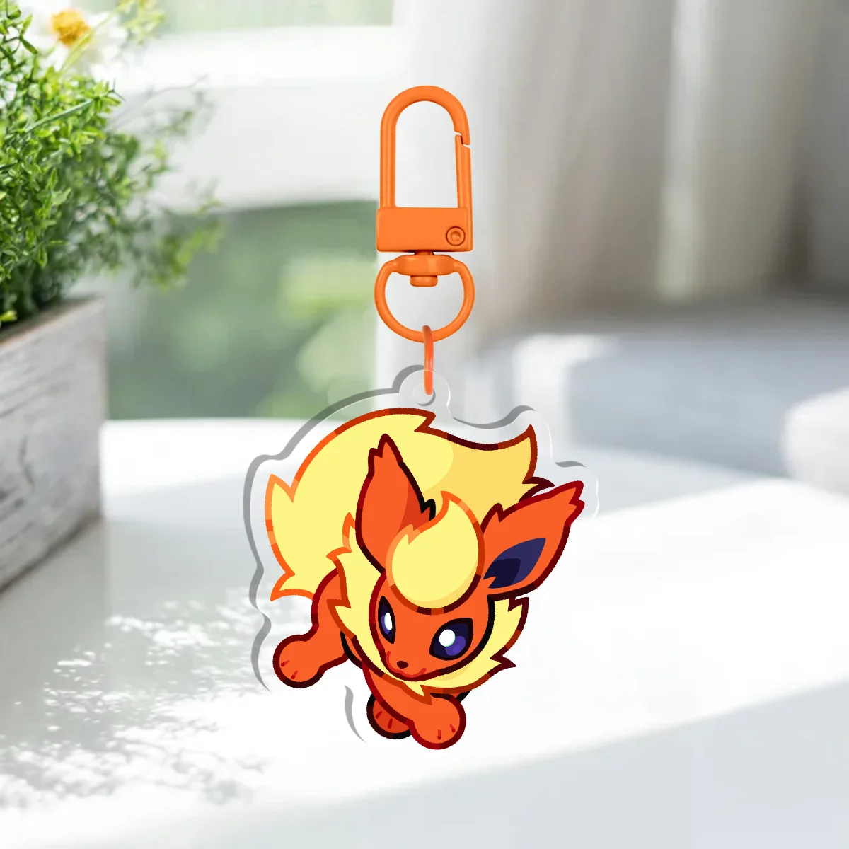 Flareon Acrylic Keychain
