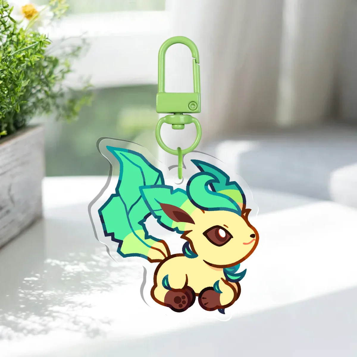 Leafeon Acrylic Keychain