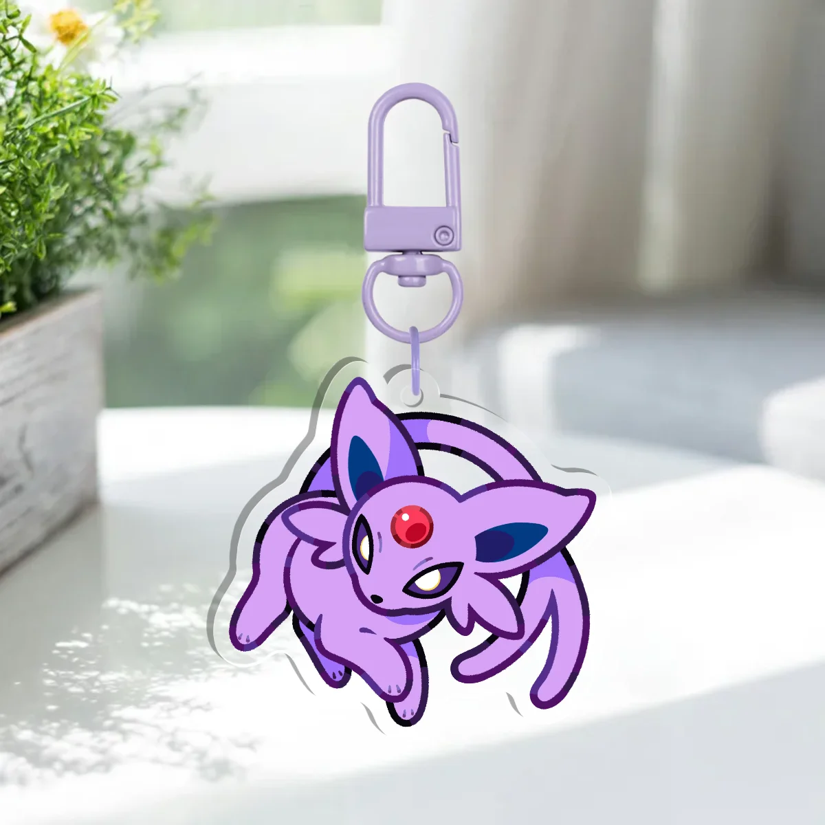 Espeon Acrylic Keychain