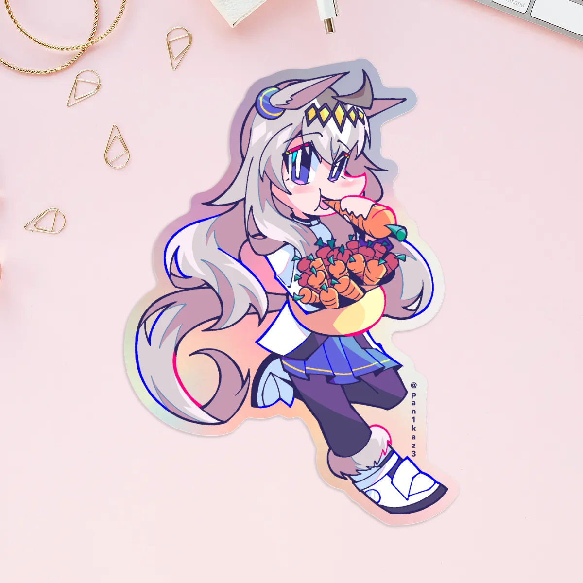 Oguri Cap Holographic Sticker