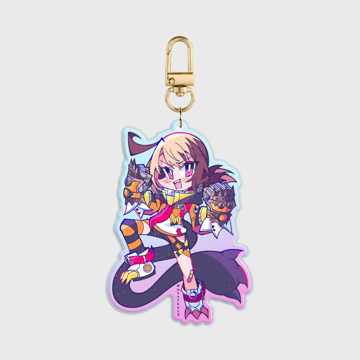Hololive English Gigi Murin Rainbow Acrylic Keychain
