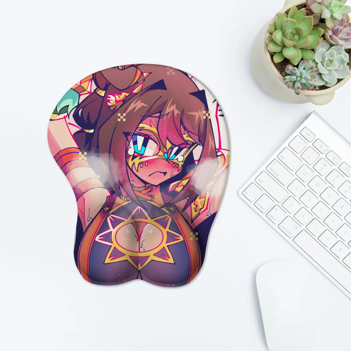 El Condor Pasa Oppai Mouse Pad (Kukulkan Warrior)