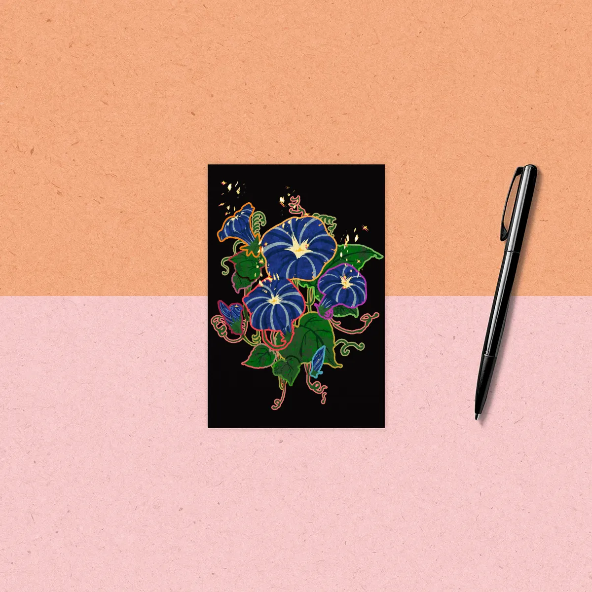 Morning glory Flower Print