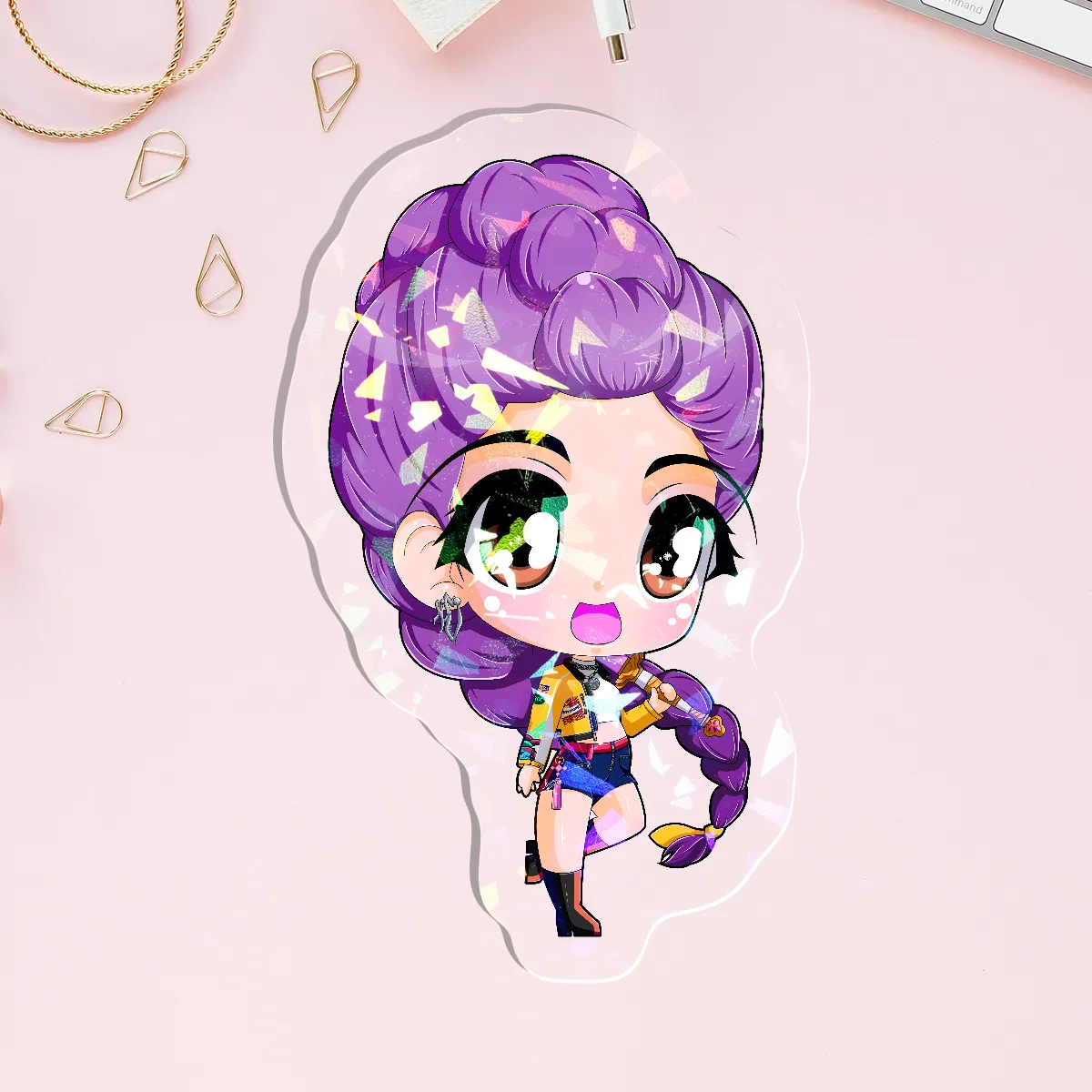 Custom Clear Acrylic Pins
