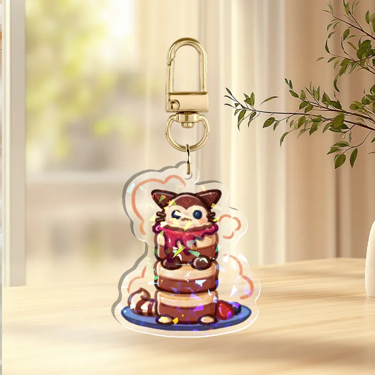 Furret Pancake Keychain 6