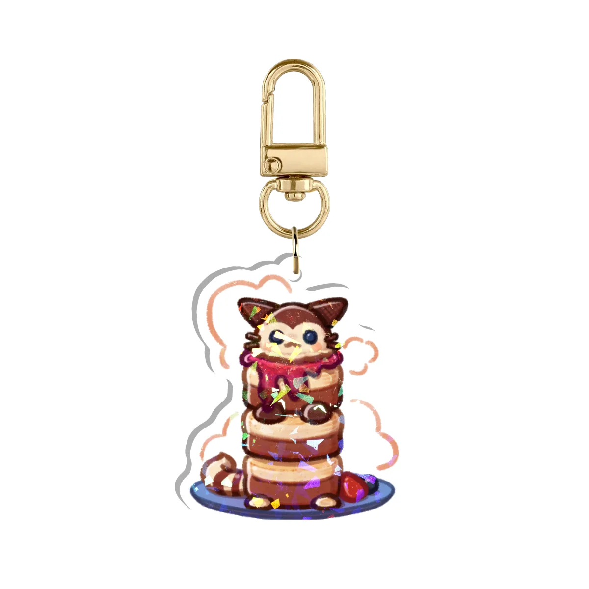 Furret Pancake Keychain 8