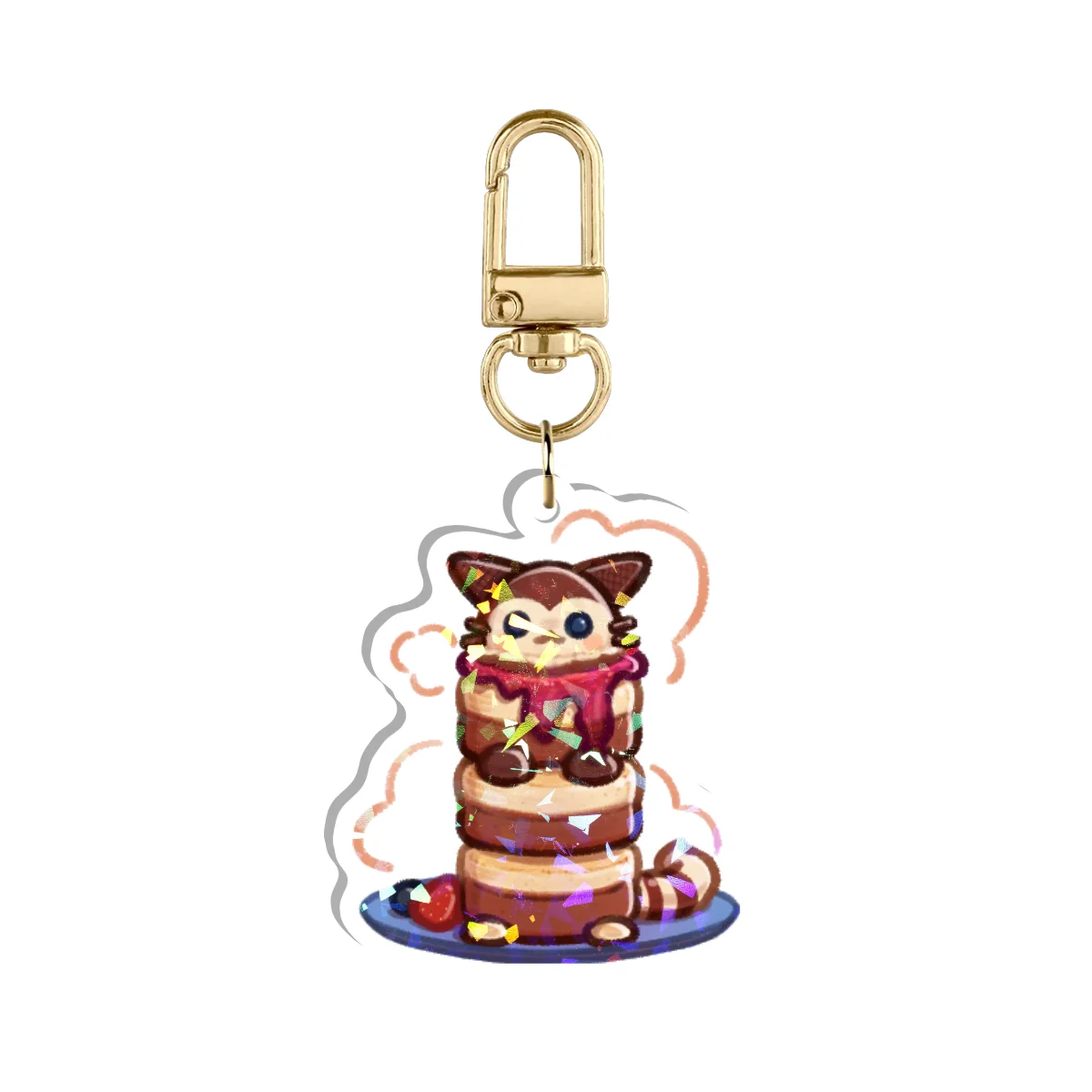 Furret Pancake Keychain 4