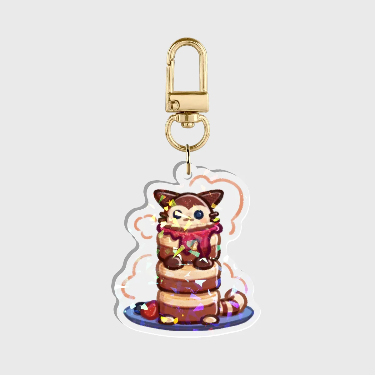 Furret Pancake Keychain 3