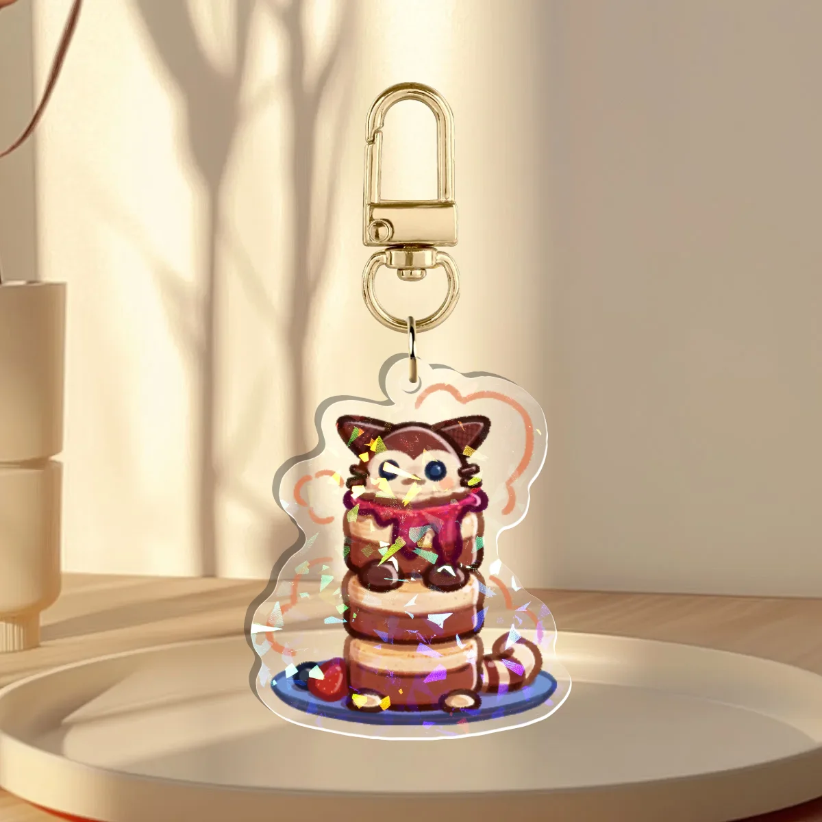 Furret Pancake Keychain 1