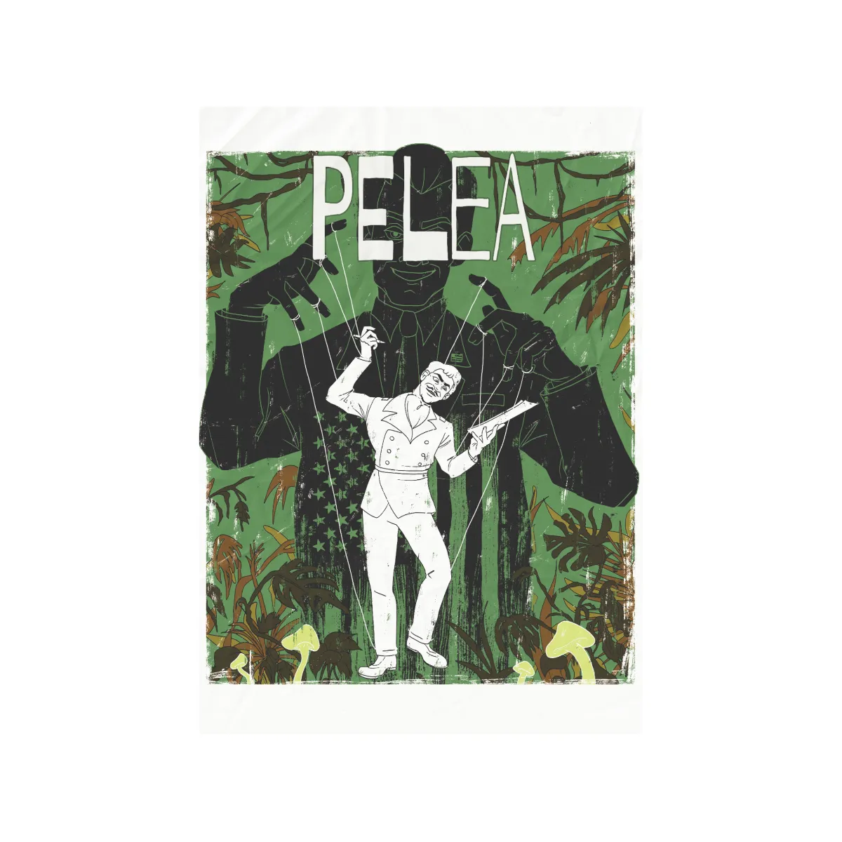 Hernando Rojas on the CIA's Puppet Strings Poster