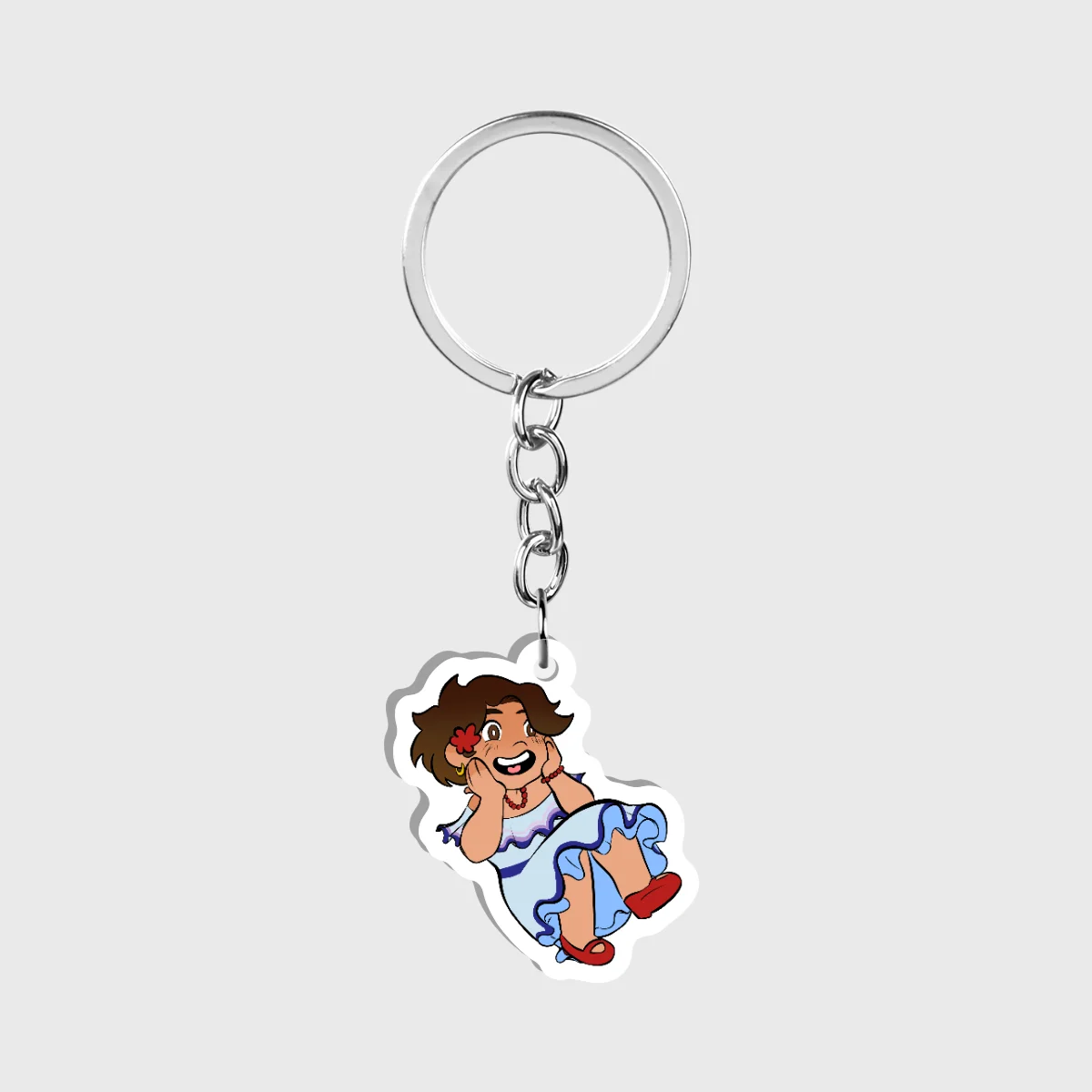 Daya Rojas Party Dress Acrylic Keychain