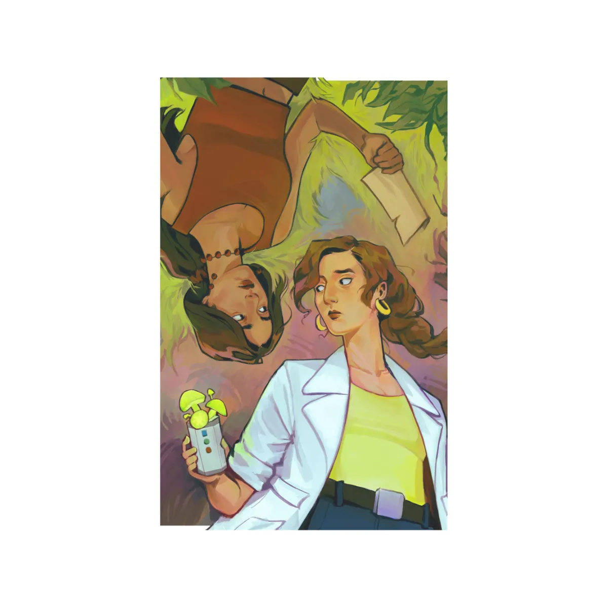 Daya & Lorena Art Print