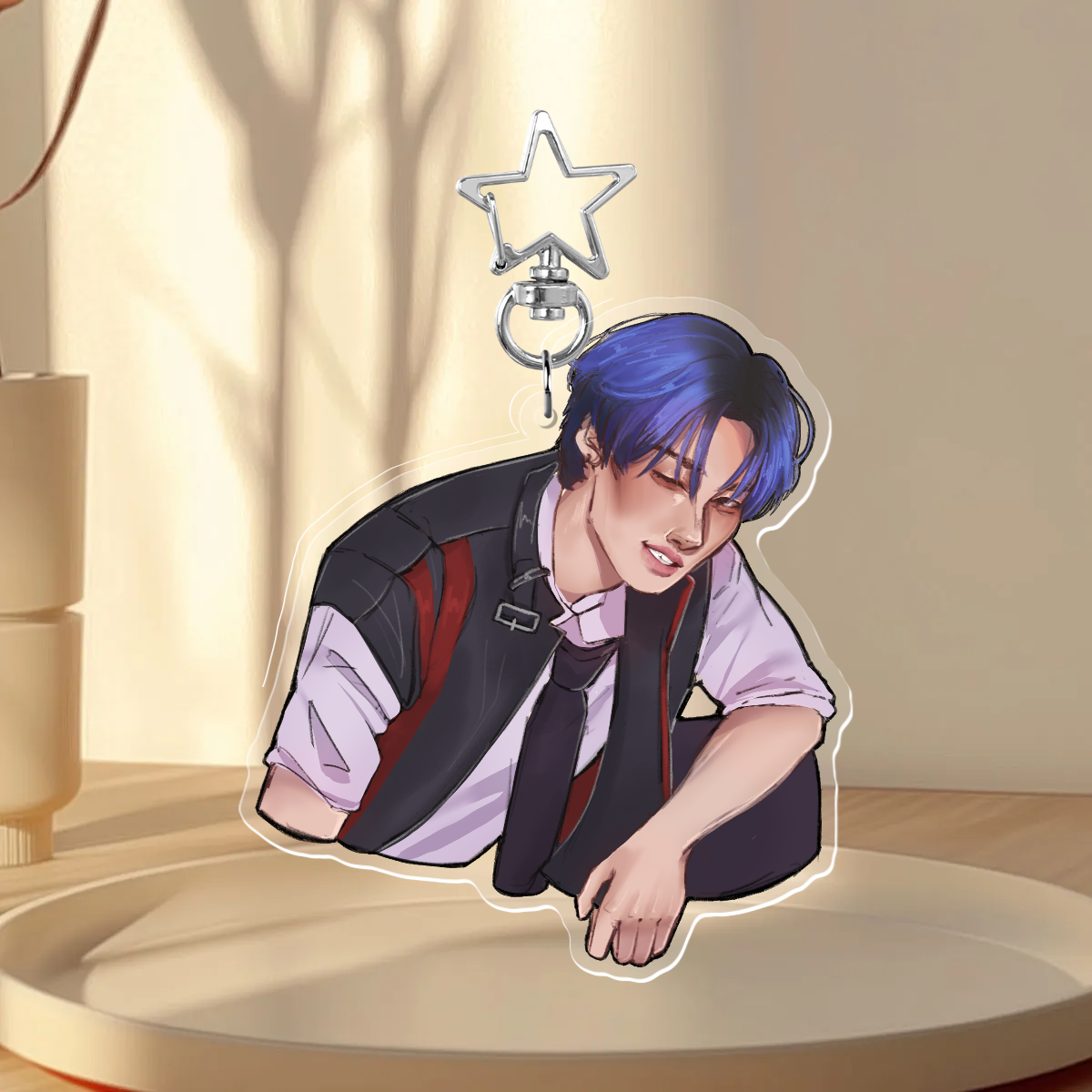 Keychain Lee Know Stray Kids Karma