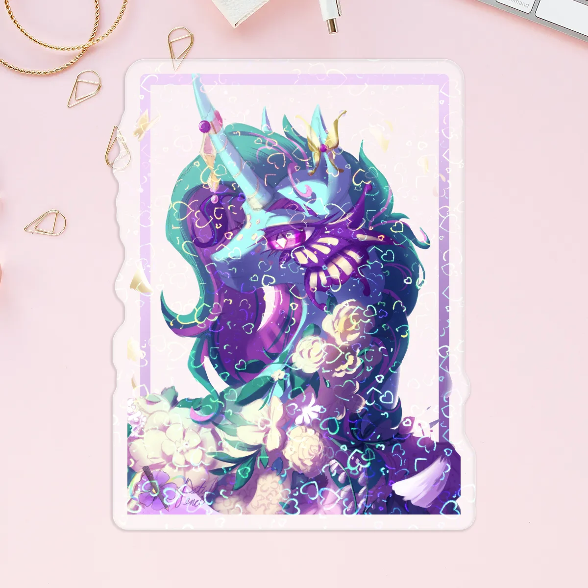 Spawn Of Flora Holographic Stickers