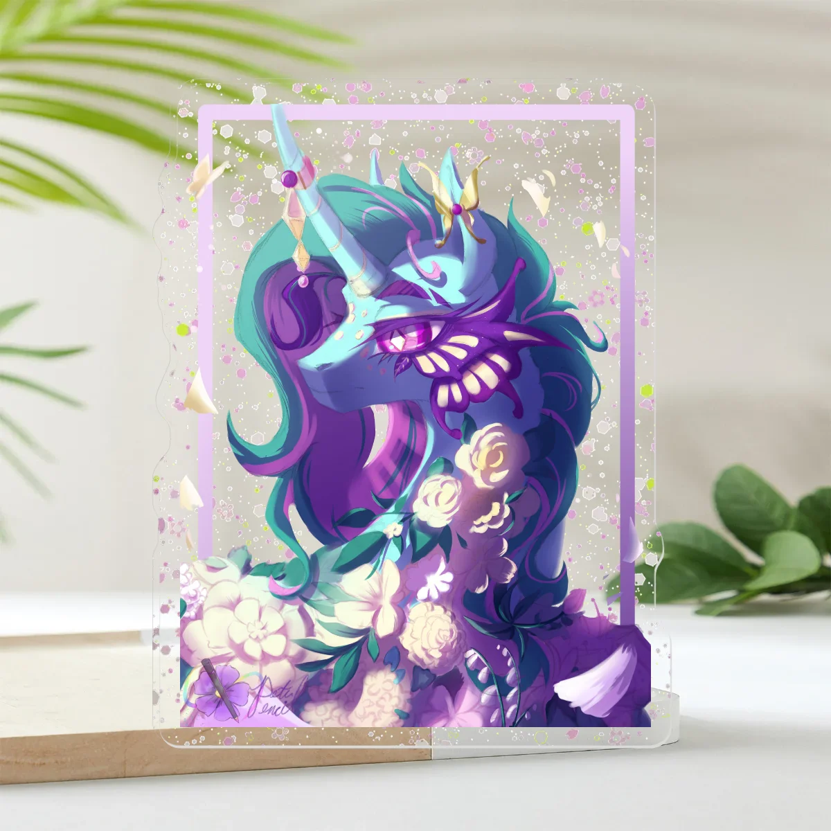 {Spawn Of Flora} Glitter Acrylic Pins