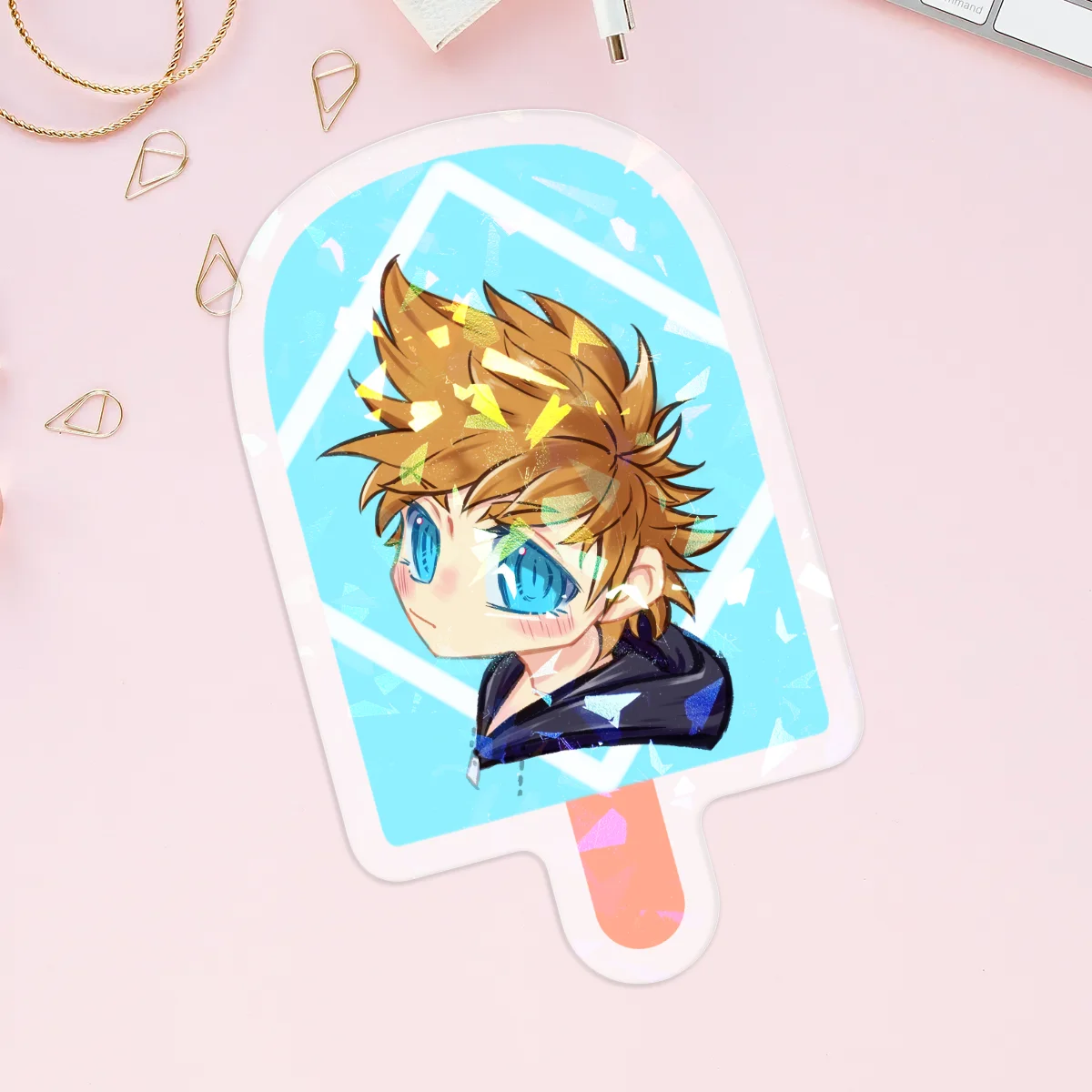 Sea Salt Trio Roxas (Dark) Stickers!