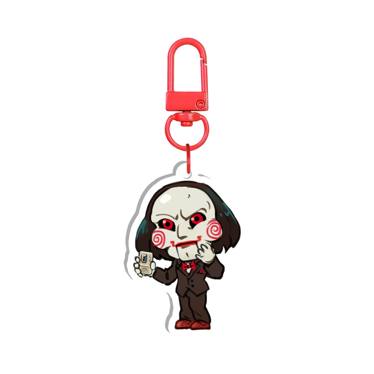 BILLY THE PUPPET (Saw): Clear Acrylic Keychains