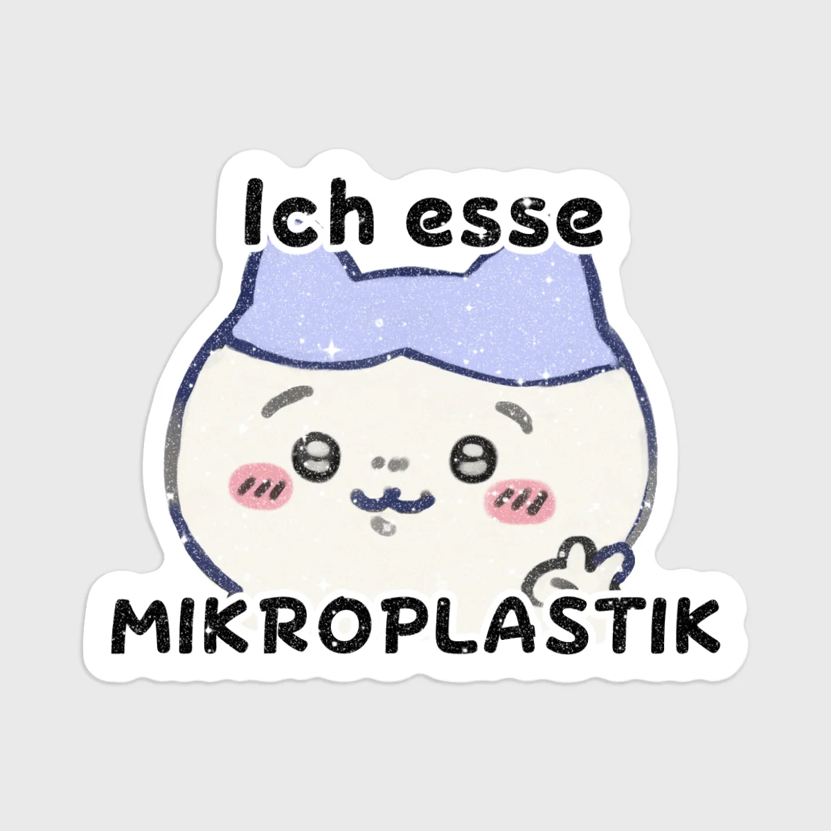 Hachiware - Mikroplastik Sticker (10pcs)