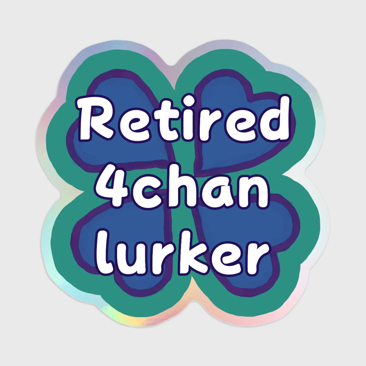 Retired 4chan lurker - Sticker (5pcs)