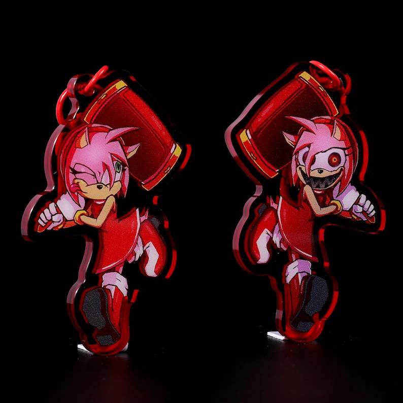 Sonic - Possessed Amy Keychain