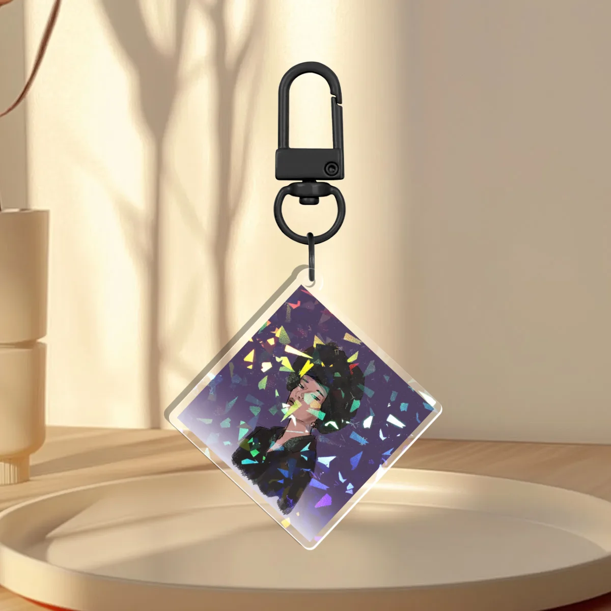 Custom Holographic Keychain