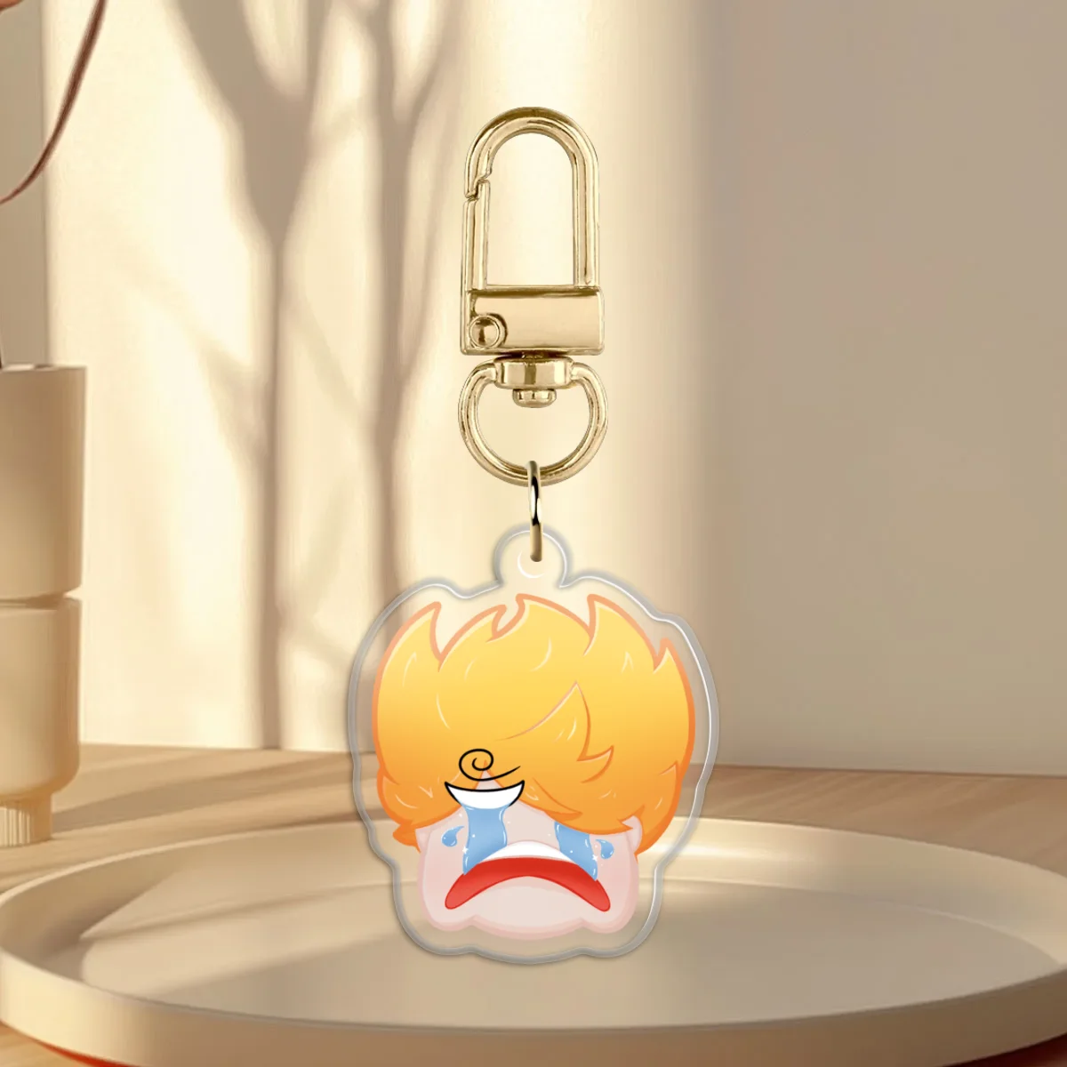 Sanji Clear Acrylic Keychain
