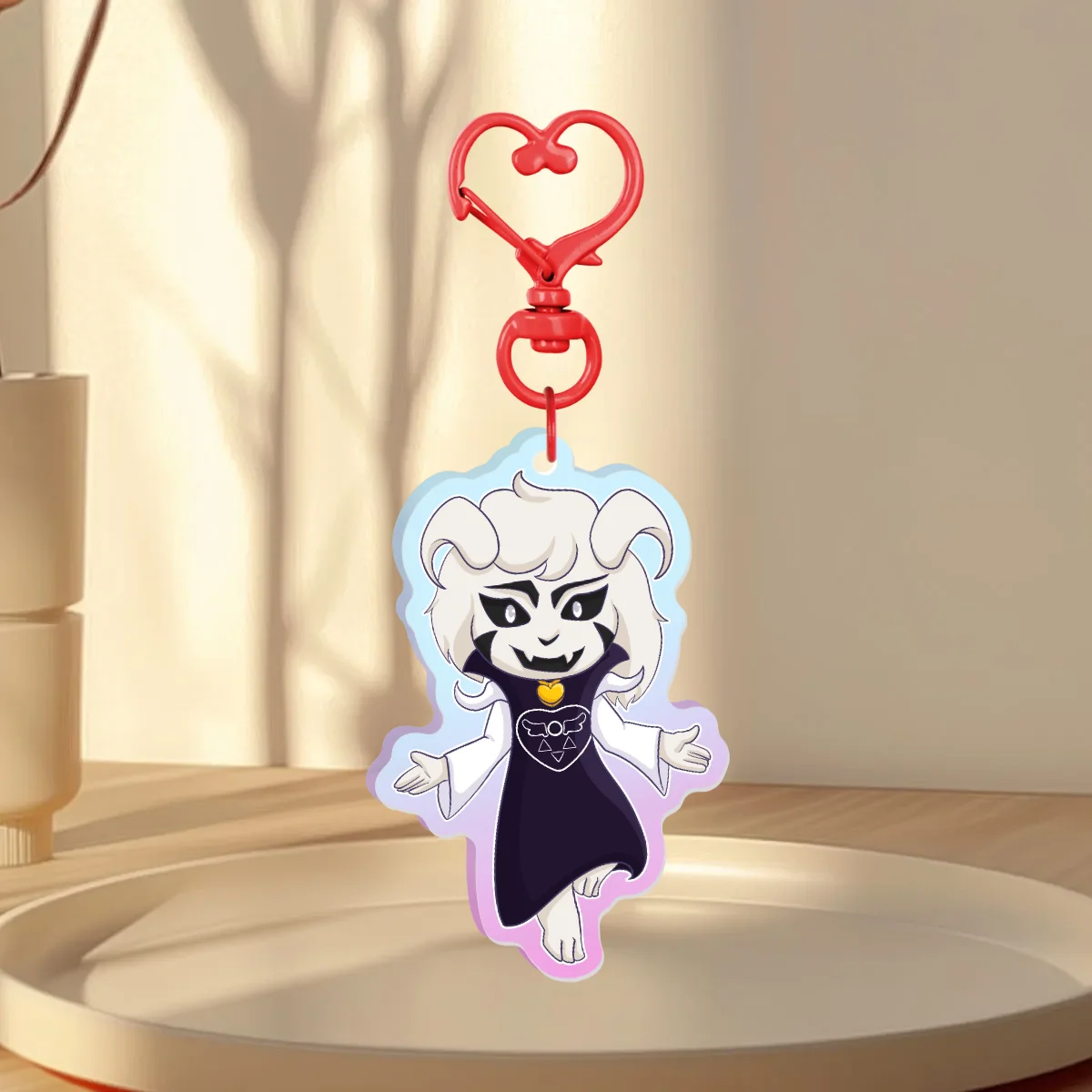 Undertale - Asirel God of Hyperdeath Holographic Keychain