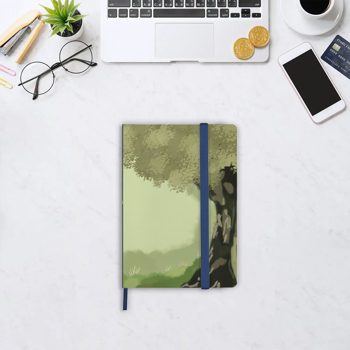 Winter and Summer Leatherette Notebooks