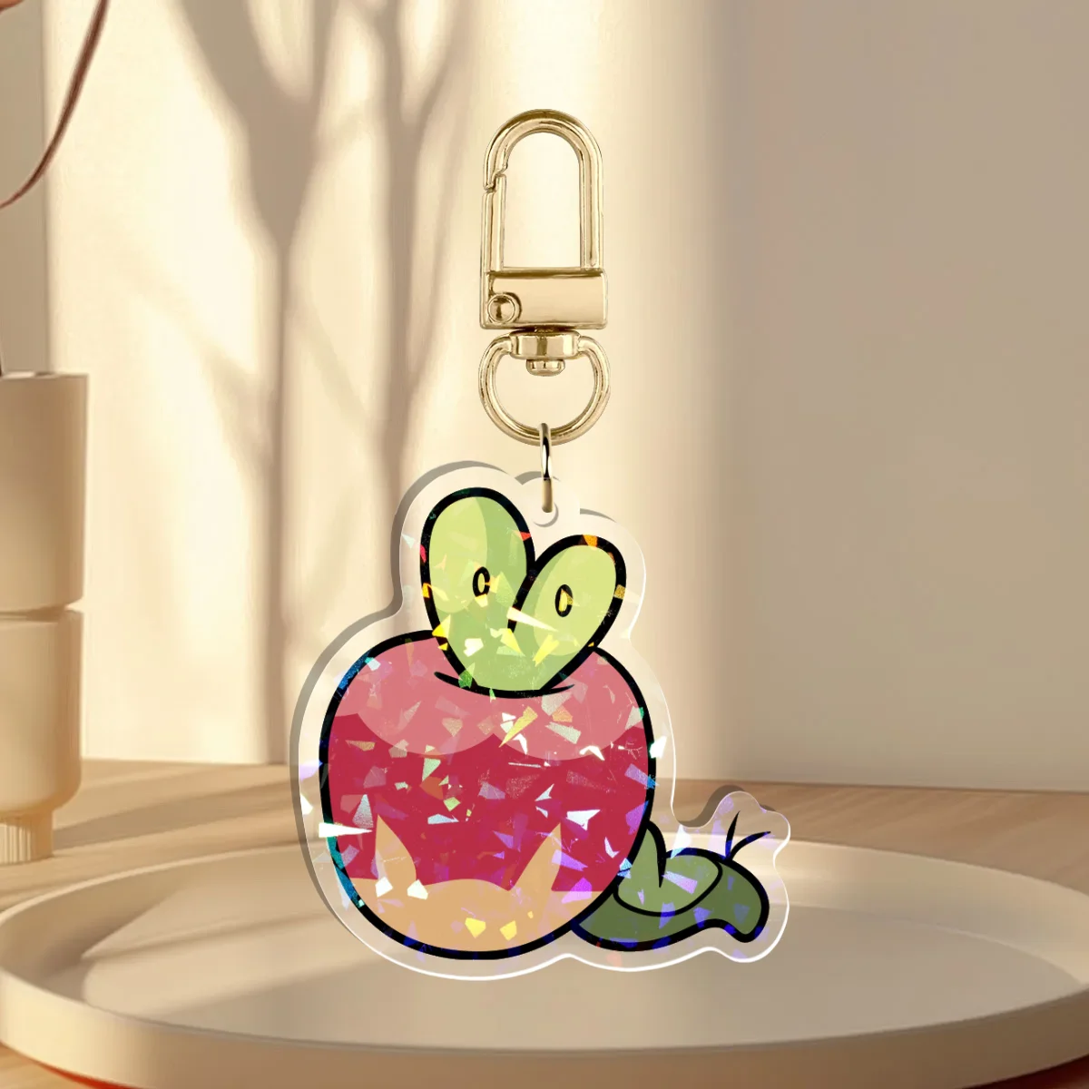 Applin Holographic Keychain