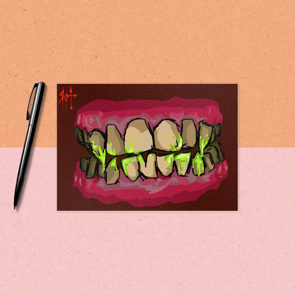 teeth print
