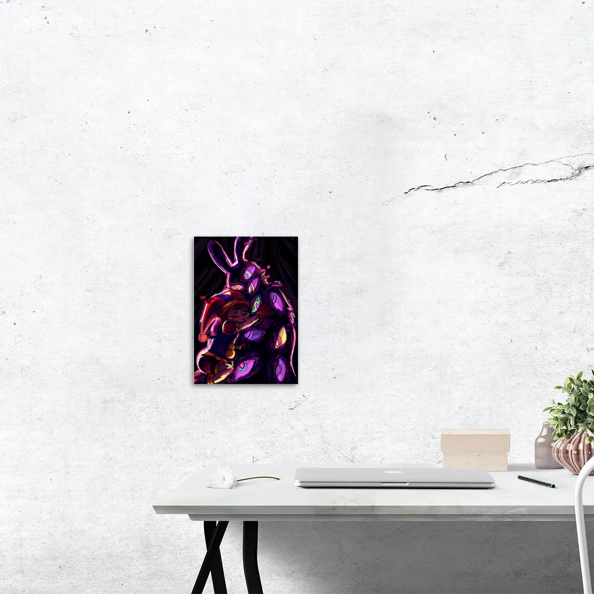 🎪 The Amazing Digital Circus Art Print! Pomni and Jax!