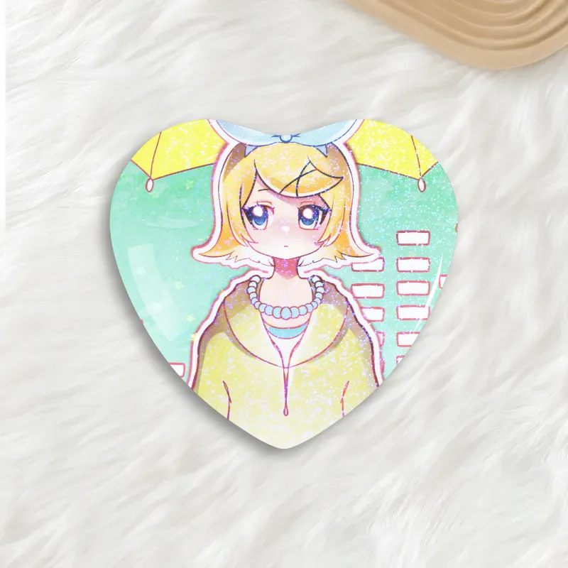 Melancholic Rin Badge