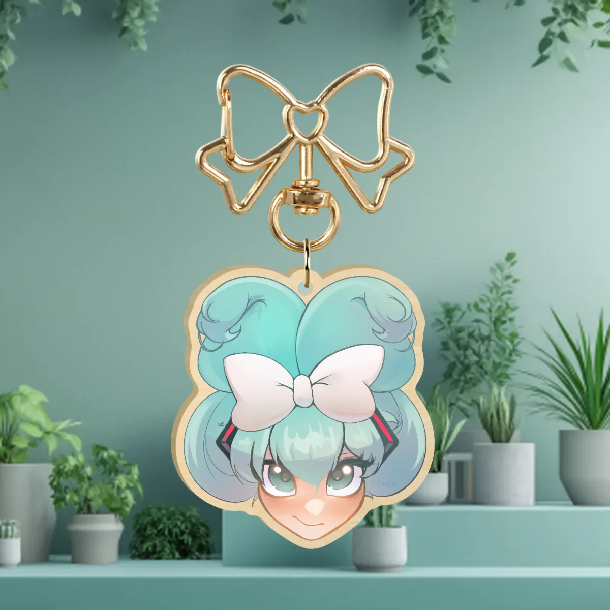 Miku Cinnamon Llavero 3D
