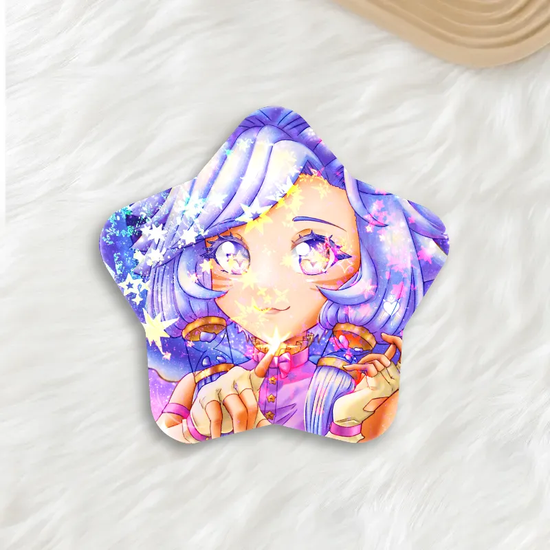 Sparkle Safi Star Button